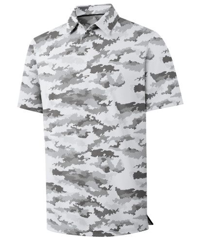 ZITY Men’s Paint Splatter Regular Fit Short Sleeve Polo Shirt Casual Summer Top-CUMPO06186