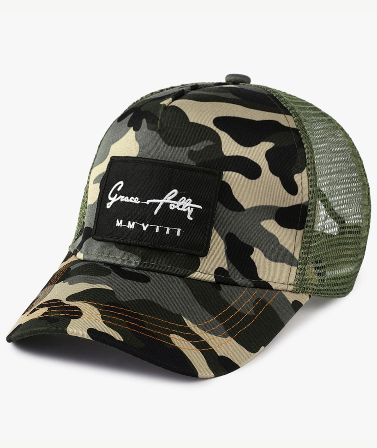 ZITY Men’s Adjustable Mesh Trucker Hat Embroidered Patch Casual Outdoor Cap