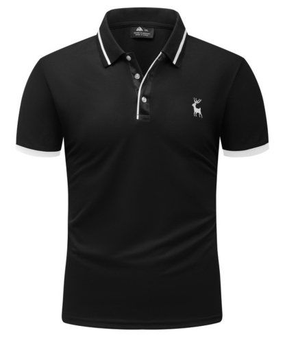 ZITY Men's Oversized Polo Shirt Moisture Wicking Short Sleeve for Summer-ZPK010424 | Zitysports