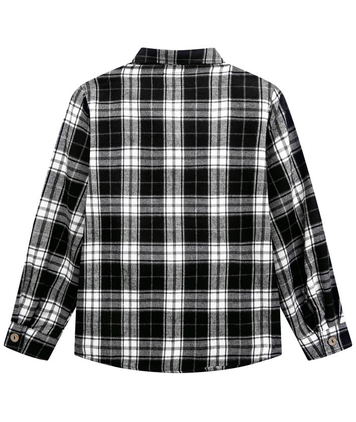 ZITY Men's Long Sleeve Casual Button Down Plaid Flannel Shirt-ZPK005339 | Zitysports