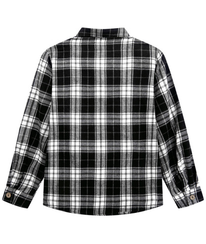 ZITY Men's Long Sleeve Casual Button Down Plaid Flannel Shirt-ZPK005339 | Zitysports