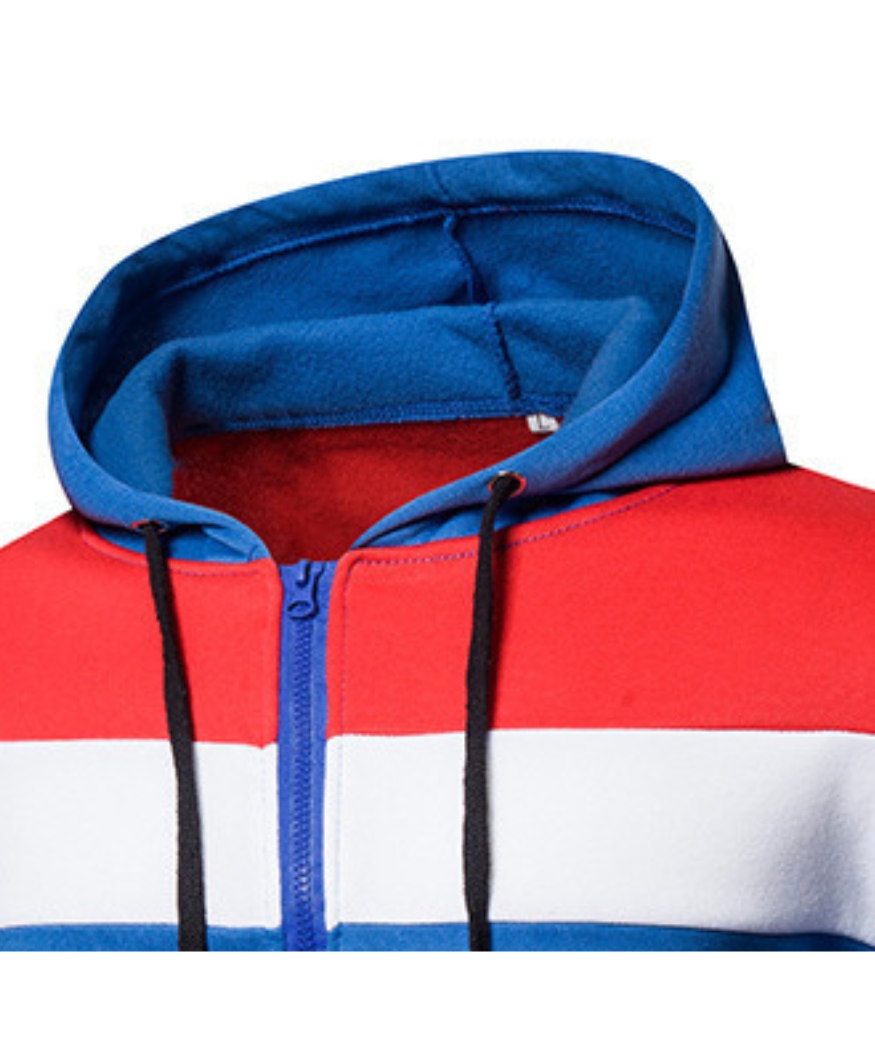 ZITY Men's Zipper Casual Fashion Long Sleeve Sweatshirt-DUMFH04870 | Zitysports