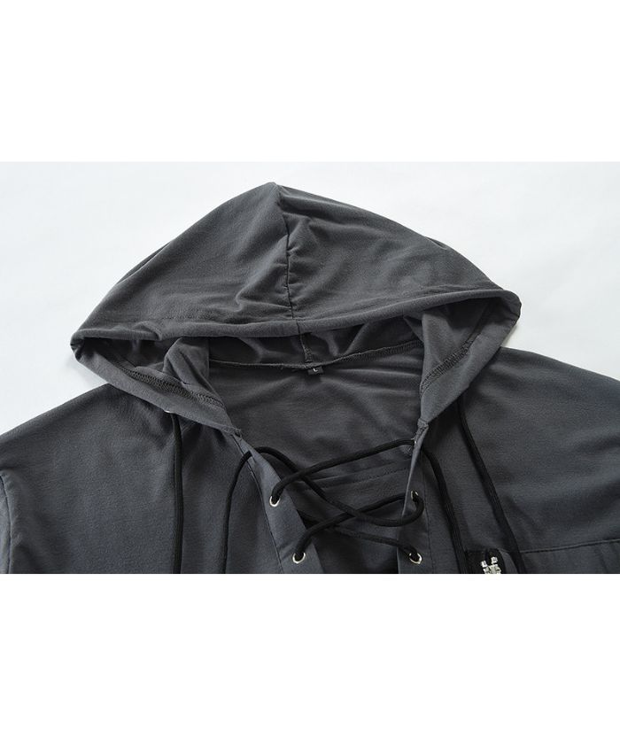 ZITY Men's Light Weight Long Sleeve Tactical Outdoor Pullover Hoodie-DUMFH05067|Zitysports