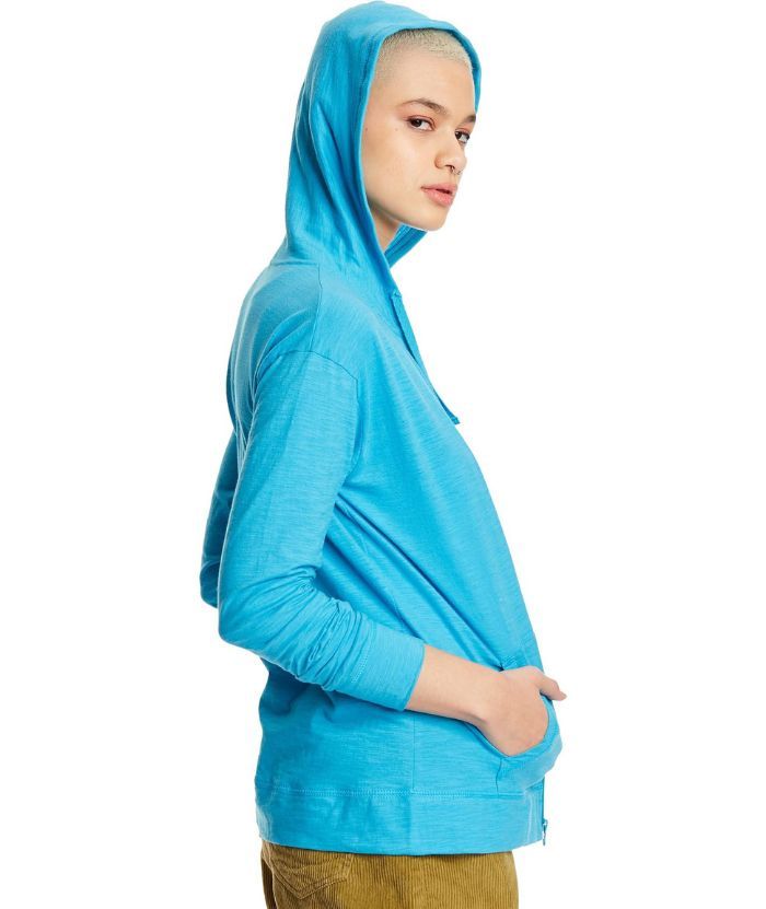ZITY Women's Light Weight Long Sleeve Full Zipper Casual Hoodie-DUWHD04912|Zitysports