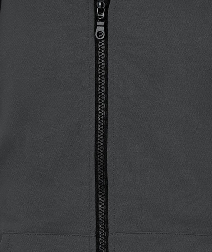 ZITY Men's Zip Up Solid Color Drawstring Sleeveless Hoodie-DUMMG05205|Zitysports
