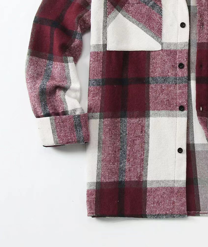 ZITY Men's Button-Up Slim Fit Plaid Flannel Shirt-DUMLT05330|Zitysports