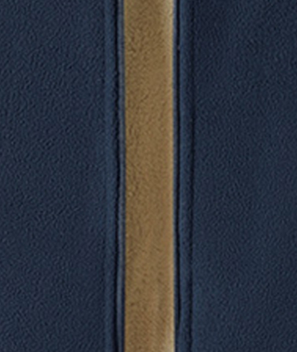 ZITY Men's Full Zipper Stand Collar Fleece Jacket-DUMFH05441