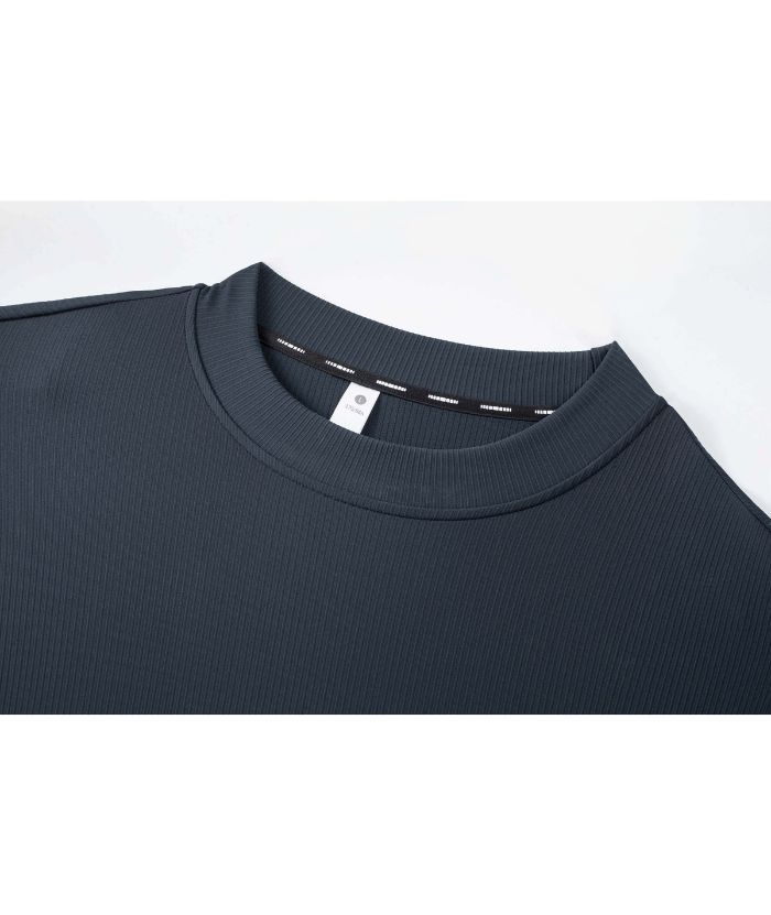 Men's Sports Round Neck Long Sleeve Polo Shirts-8849