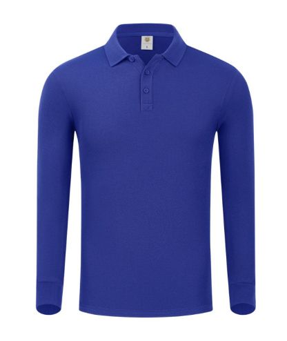ZITY Unisex Long Sleeve Slim Fit Lapel Polo Shirt-DUMLP05922
