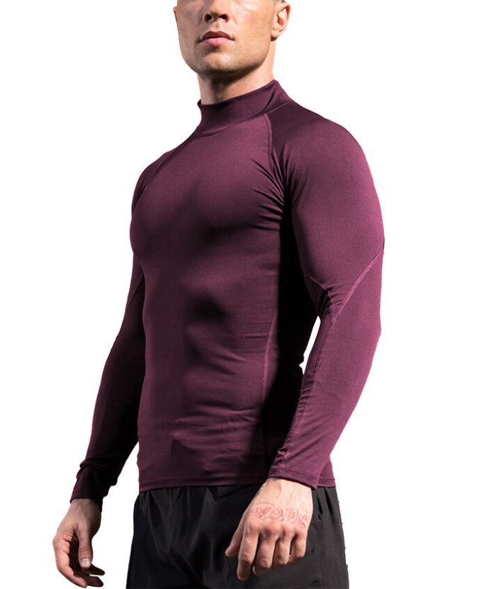 Men's Slim Fit Compression Athletic Fit Dri Fit T-Shirt-DUMLS05949