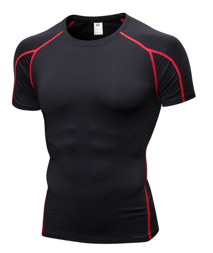 ZITY Men's Running Dri Fit Compression T-Shirt-DUMTS05960