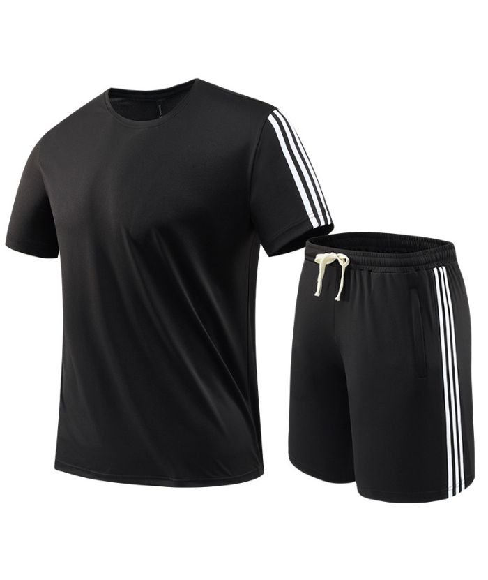 ZITY Men's Oversize Casual Shorts and T-Shirt-DUMTS06035