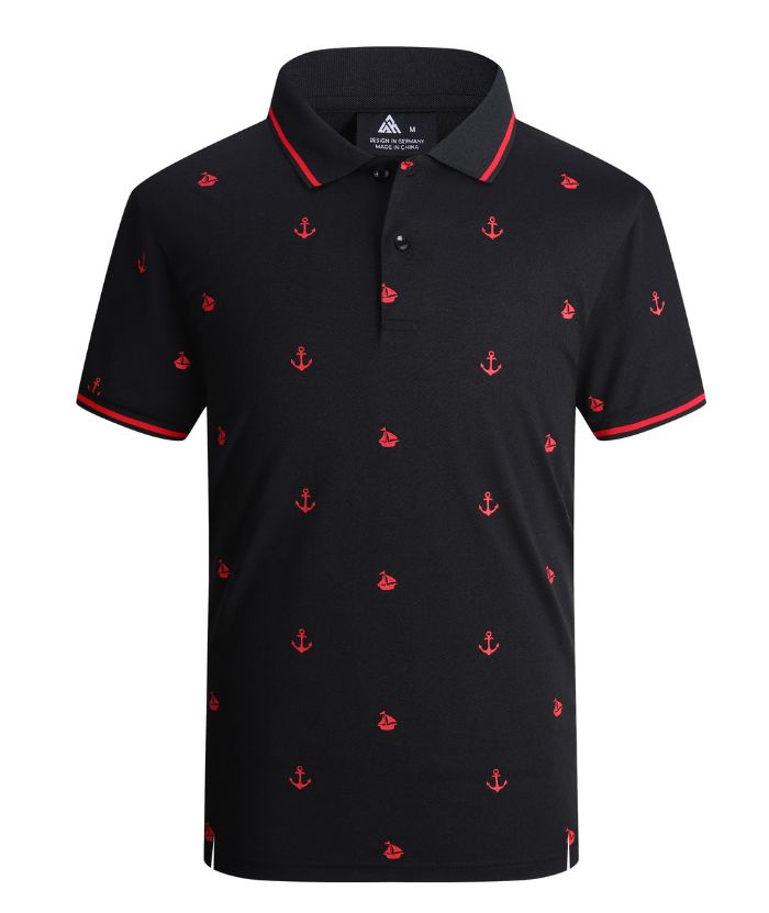 ZITY Men's Moisture Wicking Golf Polo Shirt-ZPK007844