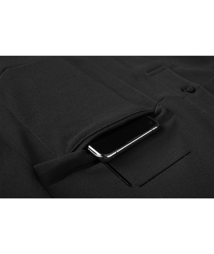 ZITY Men's Slim Fit Side Pocket Polo Shirt-APOH700020