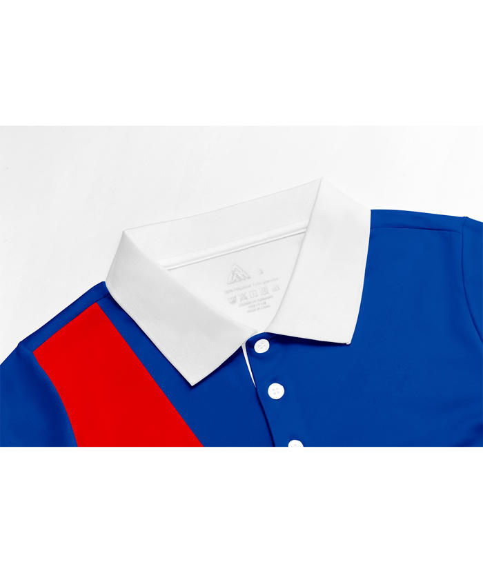 ZITY Kid's Summer Color Block Dri Fit Golf Polo Shirt-CUBPO02402