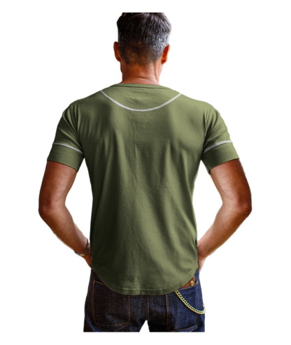 ZITY Men's Slim Fit Summer Casual T-Shirt-CUMSS01876