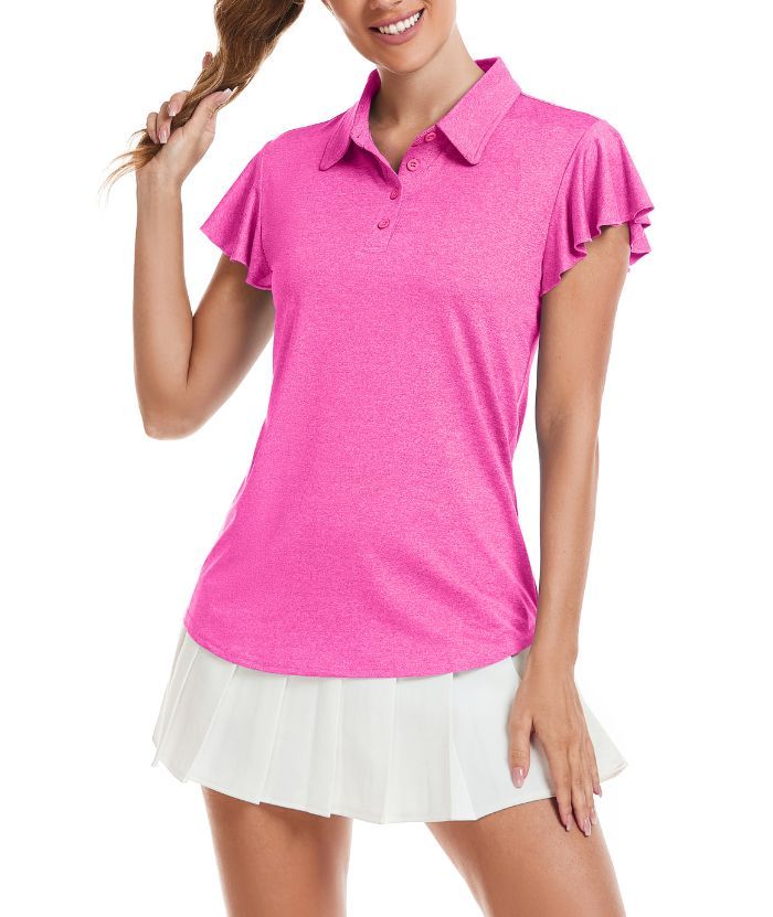 ZITY Women's Dri Fit Sports Polo Shirt-CFWZZ00023