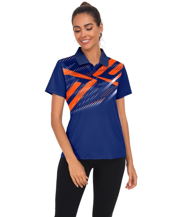 ZITY Women's Slim Fit Golf Polo Shirt-CUWBP02266