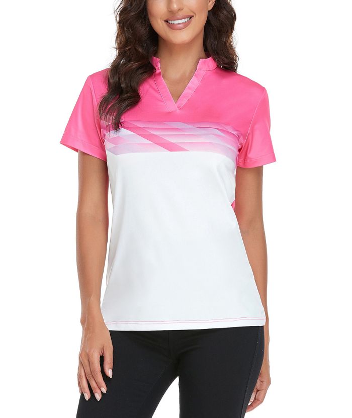 ZITY Women's Summer Slim Fit Athletic Polo Shirt-CFWTX00039