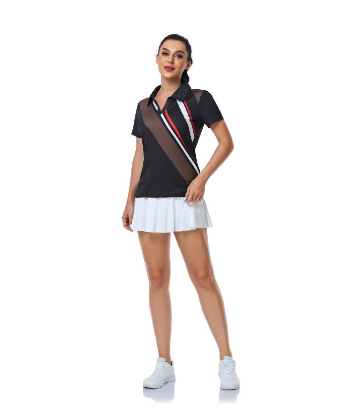 ZITY Women's Quick Dry Slim fit Sports Polo Shirt-CUWPO01027