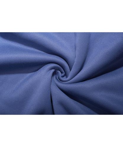 ZITY Men's Full Zip Up Contrast Color Fleece Hoodie-zity1712