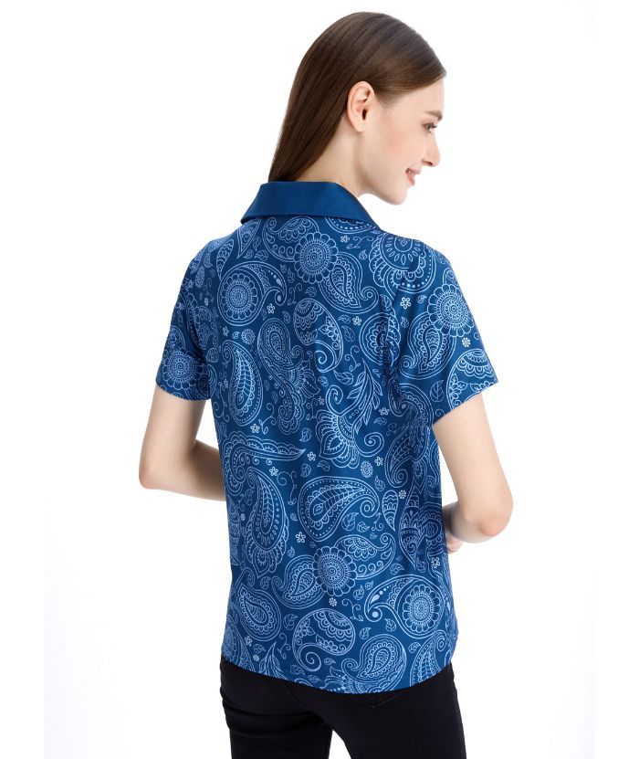 ZITY Women's Slim Fit Moisture Wicking Golf Polo Shirt-CFWZZ00039