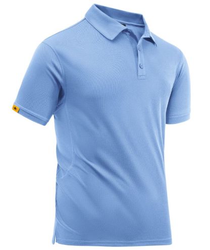 ZITY Men's Button Up Slim Fit Polo Shirt-CUMPO05192