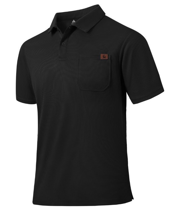 ZITY Men's Chest Pocket Dri Fit Polo Shirt-CUMPO05759