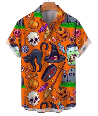 ZITY Men's Large Size Stretch Printed Shirt