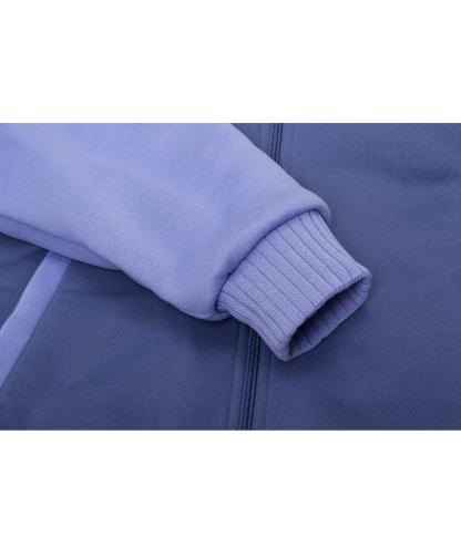 ZITY Men's Full Zip Up Contrast Color Fleece Hoodie-zity1712