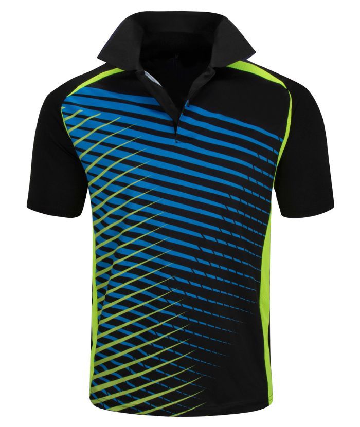 ZITY Men's Button Up Moisture Wicking Slim Fit Polo Shirt-CEMPO02192