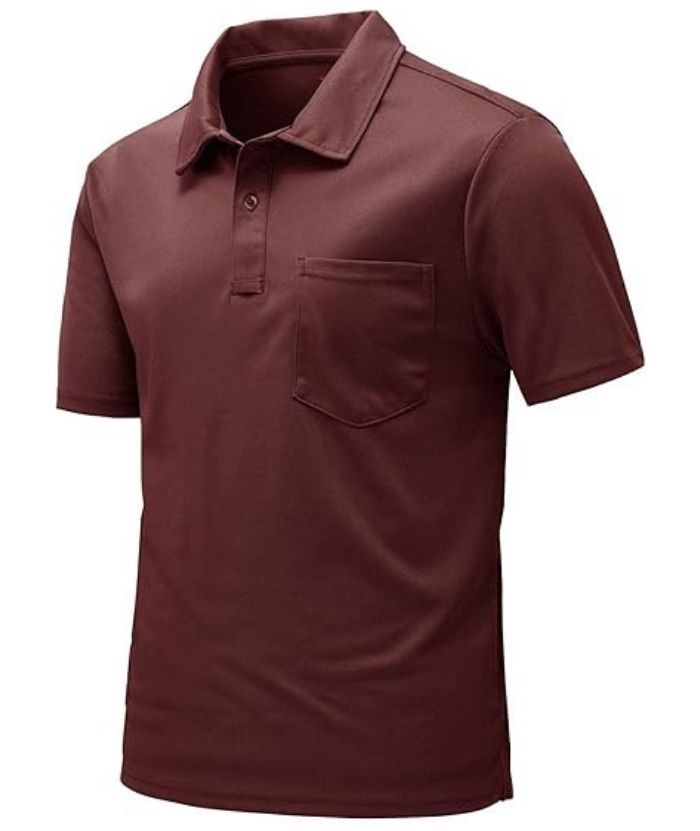 ZITY Men's Button Up Quick Dri Casual Polo Shirt-CEMPO03494
