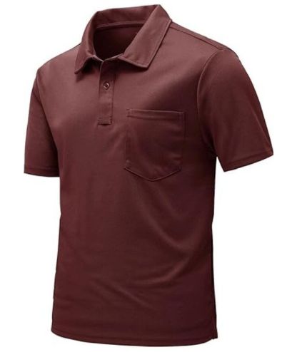 ZITY Men's Button Up Quick Dri Casual Polo Shirt-CEMPO03494