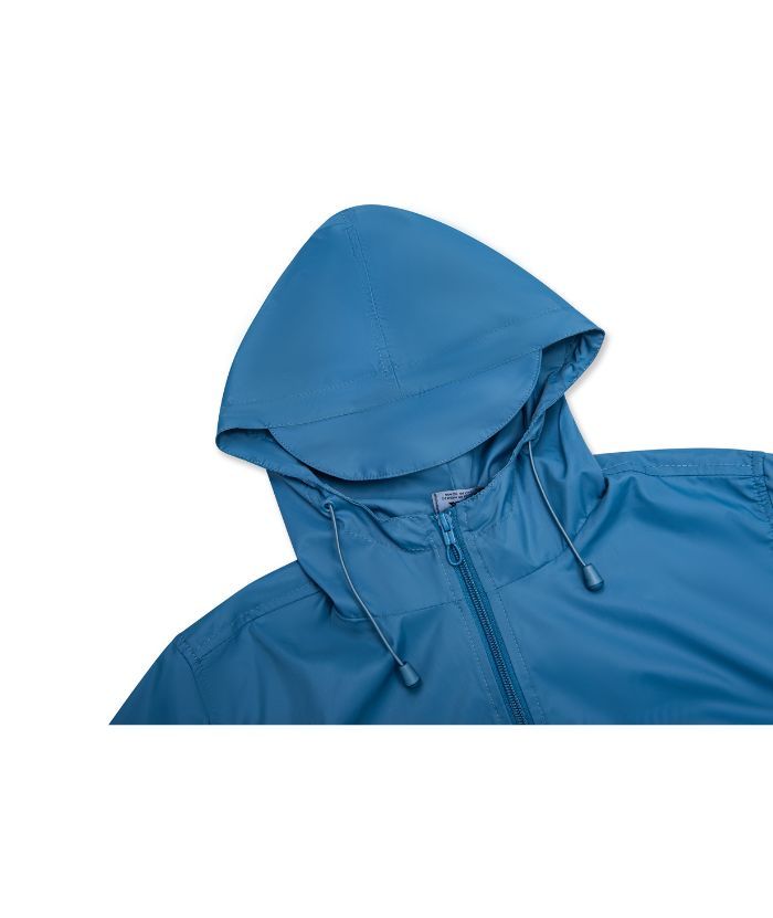 ZITY Women's Zip Up Lightweight Raincoat-CUWRC03381