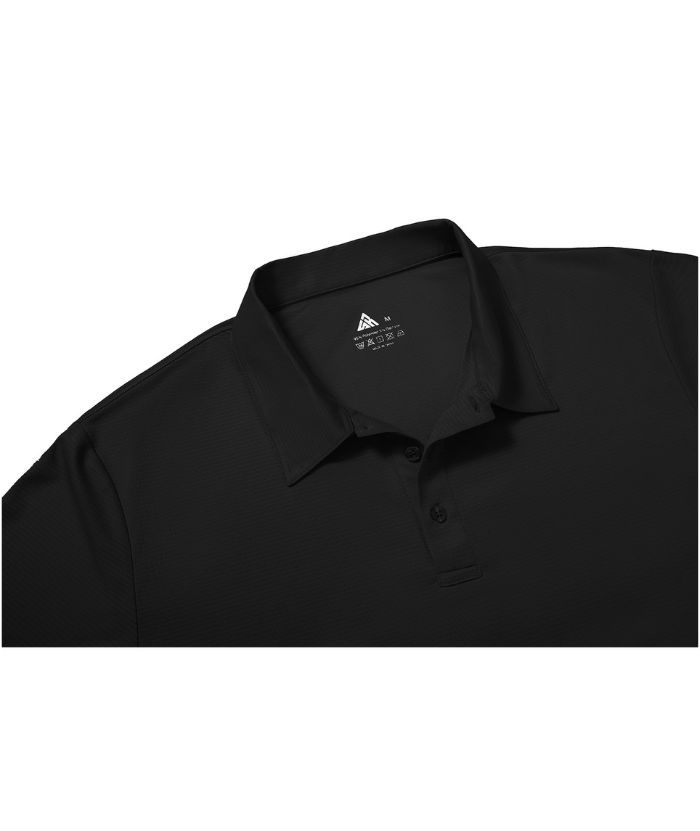 ZITY Men's Button Up Slim Fit Polo Shirt-CUMPO05766