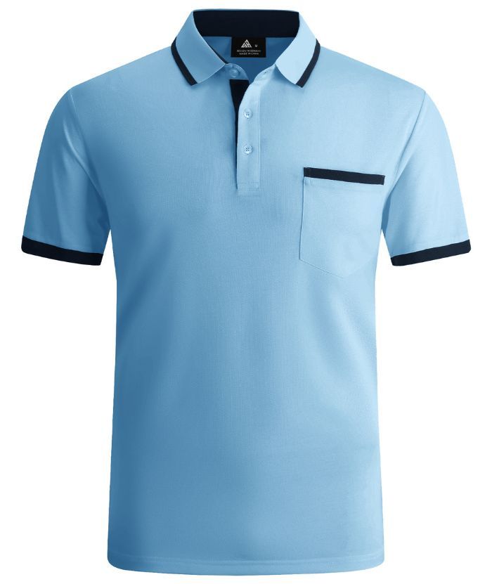 ZITY Men's Slim Fit Button Up Golf Polo Shirt-CEMPO04037