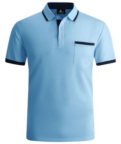 ZITY Men's Slim Fit Button Up Golf Polo Shirt-CEMPO04037