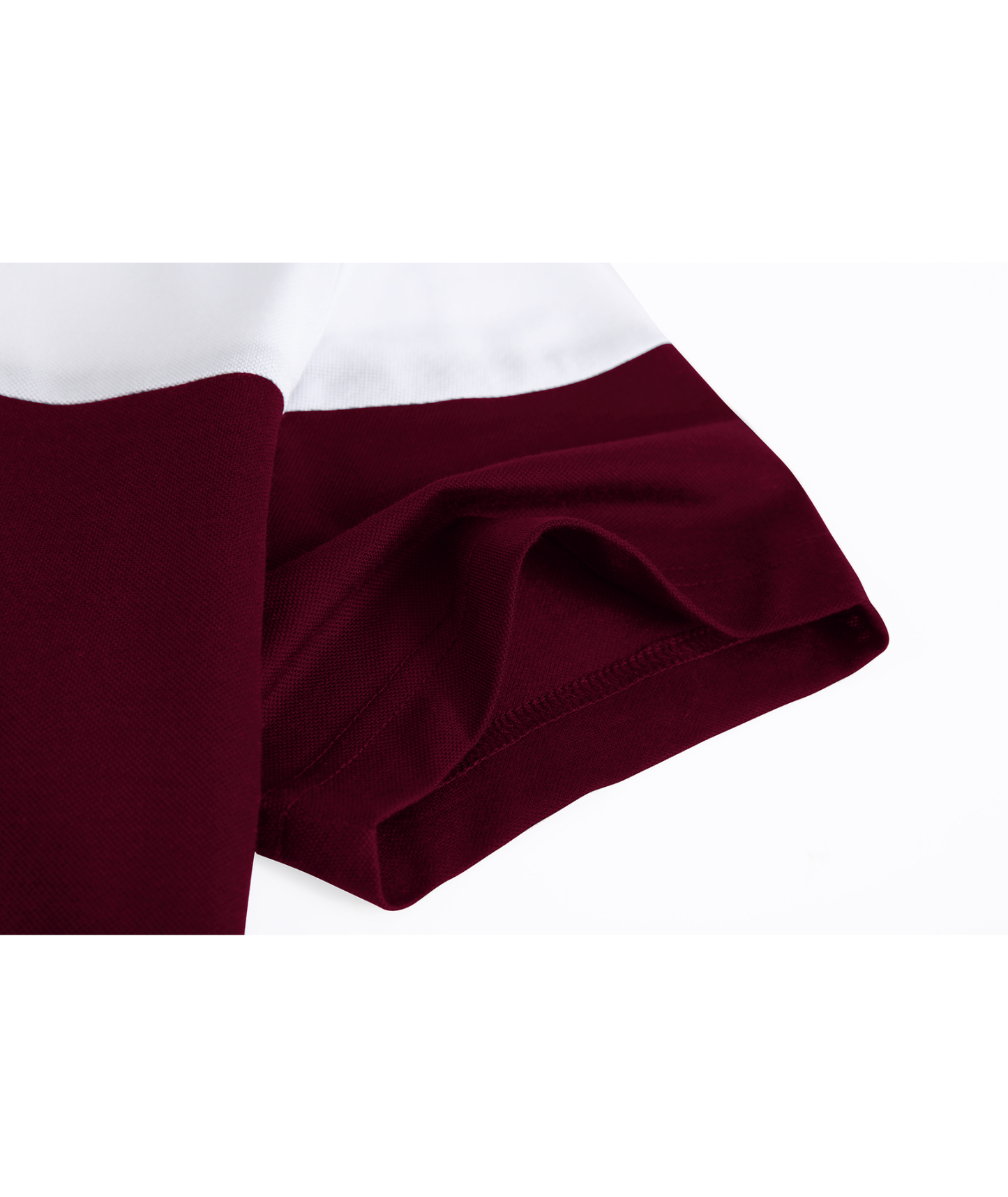 ZITY Men's Button Up Color Block Slim Fit Polo Shirt-CFMPO00104