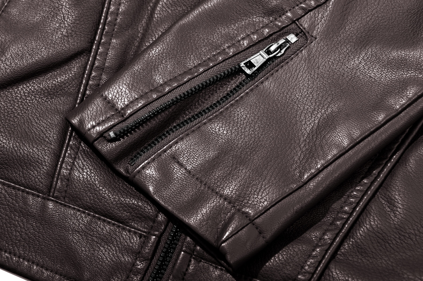 ZITY Men's Full Zipper Regular Fit Leather Jacket-ZPK007130