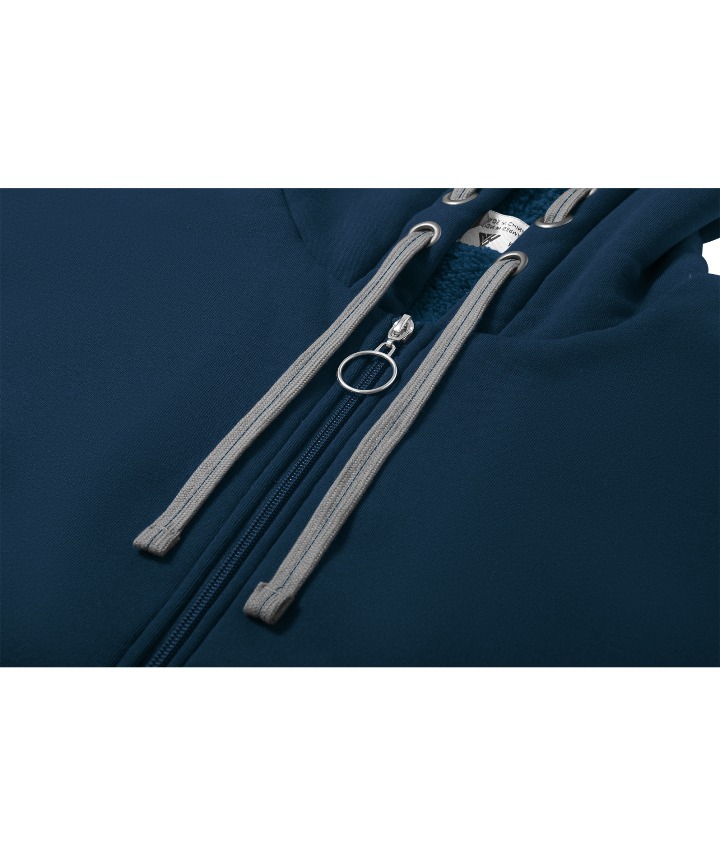 ZITY Women's Solid Color Full Zipper Warm Fleece Hoodie-CUWFH01718