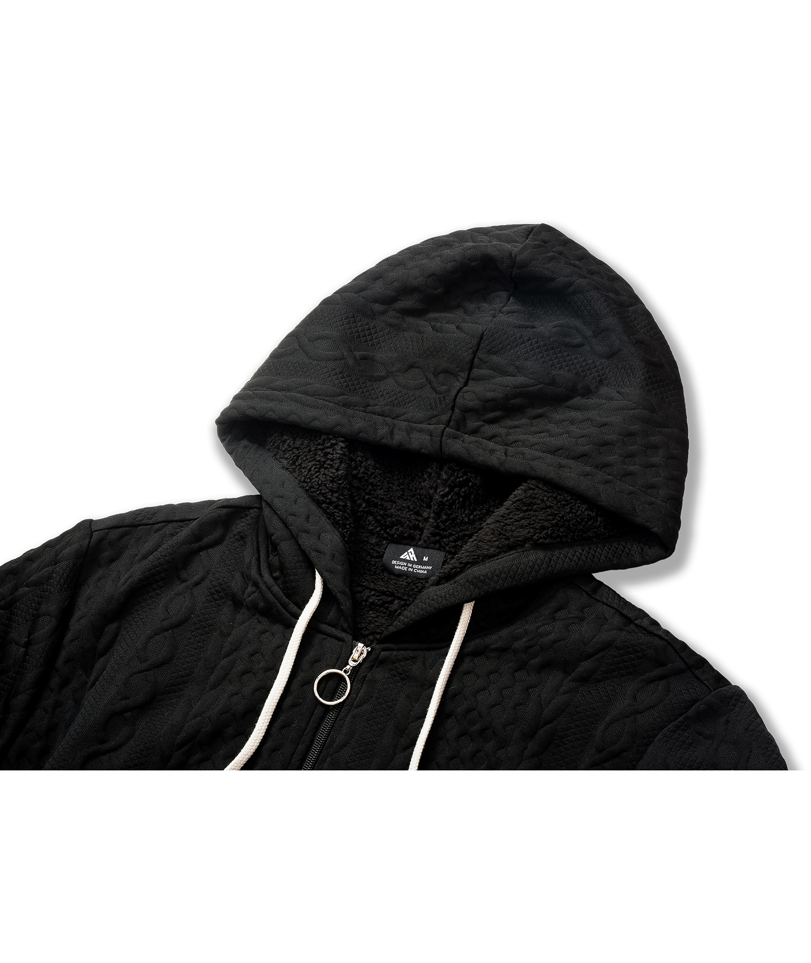 ZITY Women's Full Zipper Warm Stylish Outdoor Fleece Hoodie-CUWFH02455