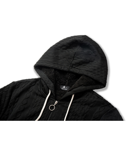 ZITY Women's Full Zipper Warm Stylish Outdoor Fleece Hoodie-CUWFH02455