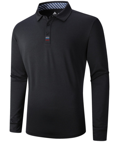 ZITY Men's Long Sleeve Quick Dry Sports Golf Tennis Polo Shirt-ZPK004673 | Zitysports