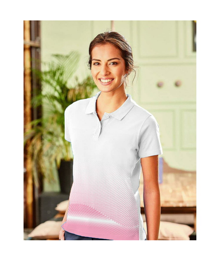ZITY Women's Tennis Button-Up Short Sleeve Fast Dry Polo Shirt-ZPK001220 | Zitysports