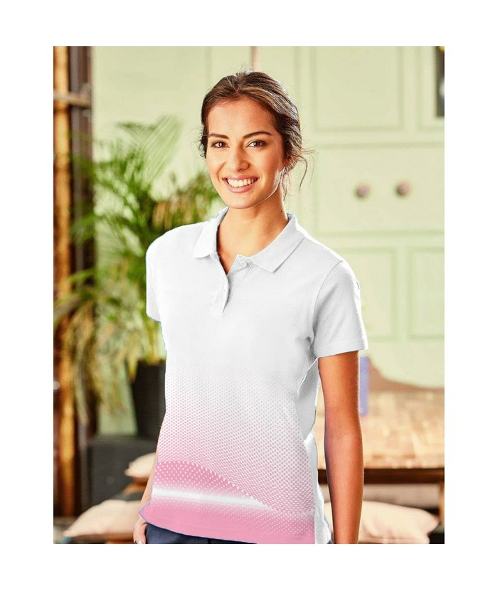 ZITY Women's Tennis Button-Up Short Sleeve Fast Dry Polo Shirt-ZPK001220 | Zitysports