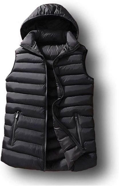 ZITY Men's Full Zipper Padded Vest-AVTC100066