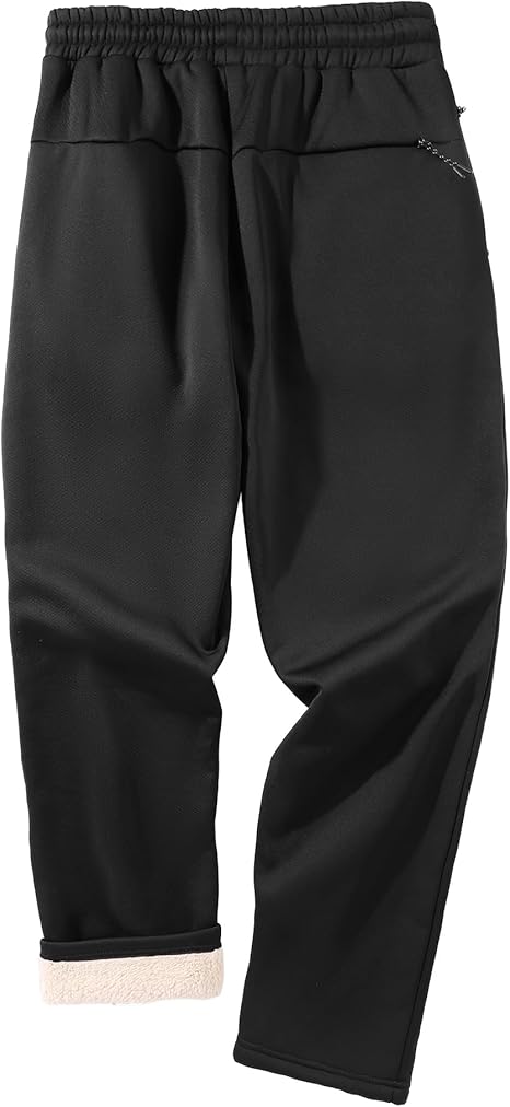 ZITY Men's Thick Fleece Warm Sherpa Lined Winter Pant-CUMFS06408