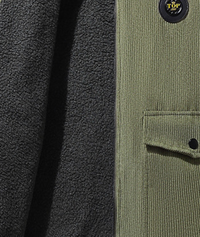 ZITY Men's Cotton Full Zipper Fleece Jacket-DUMCO05533