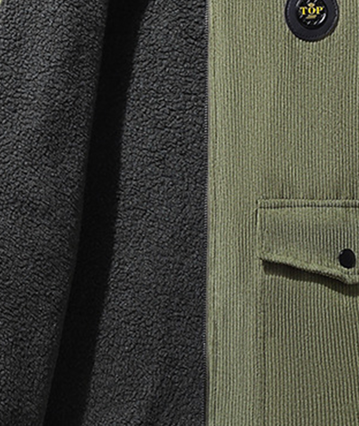 ZITY Men's Cotton Full Zipper Fleece Jacket-DUMCO05533