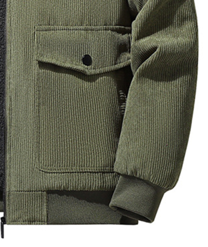 ZITY Men's Cotton Full Zipper Fleece Jacket-DUMCO05533